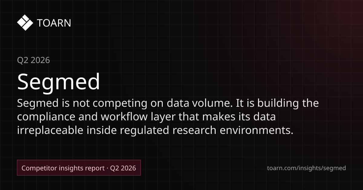 Segmed Competitive Analysis (Q2 2026) | Toarn - Toarn